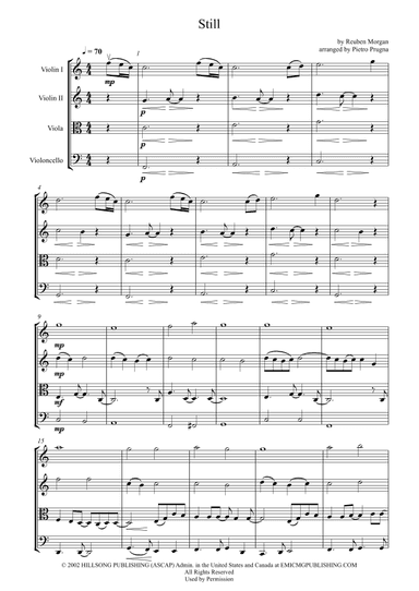 Still (arr. Pietro Prugna)