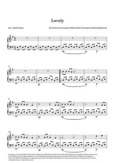 Lovely (arr. André Nusa)