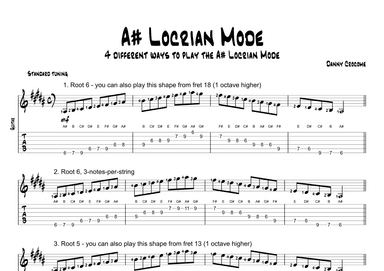A# Locrian Mode (4 Ways to Play)