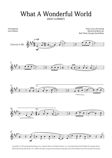 What A Wonderful World (arr. Iury Cardoso)