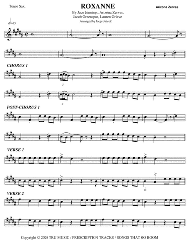 Roxanne (arr. Jorge Juárez)