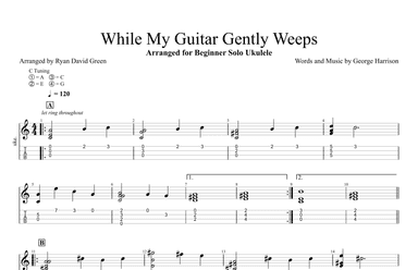 While My Guitar Gently Weeps (arr. Ryan David Green)