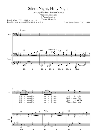 Silent Night, Holy Night (arr. Davi Rocha Campos)