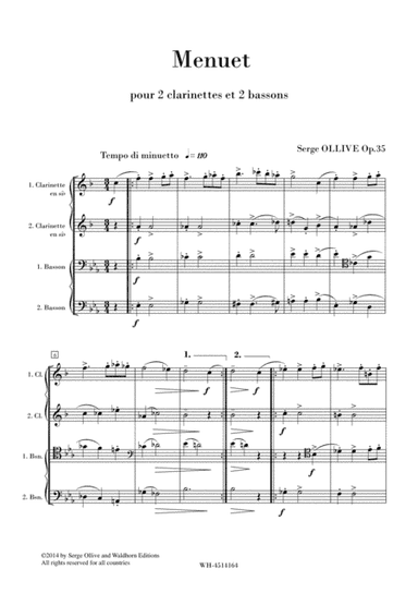 MENUET , OP. 35