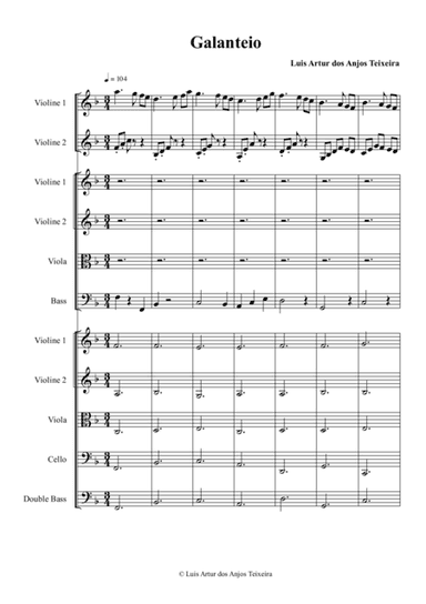 Gallantry - for Strings