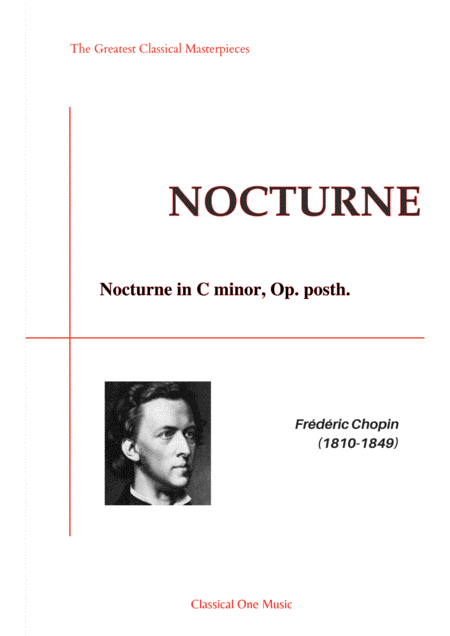 Chopin - Nocturne in C minor, Op. posth. (arr. MPS)