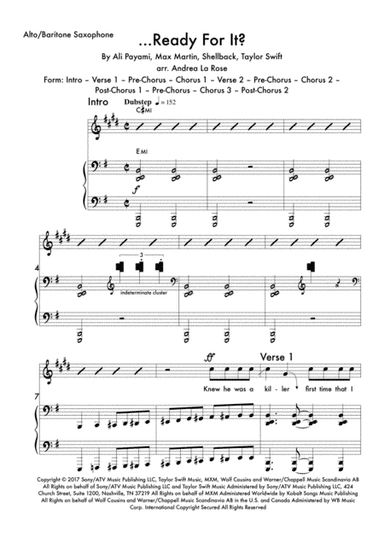 ...ready For It? (arr. Andrea La Rose)