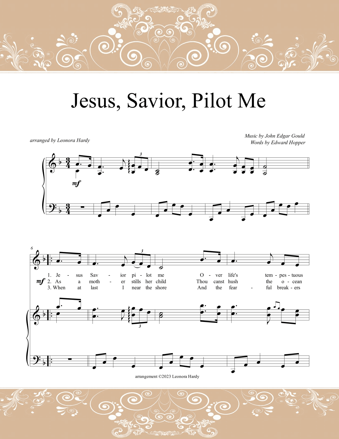 Jesus, Savior, Pilot Me (arr. Leonora Hardy)