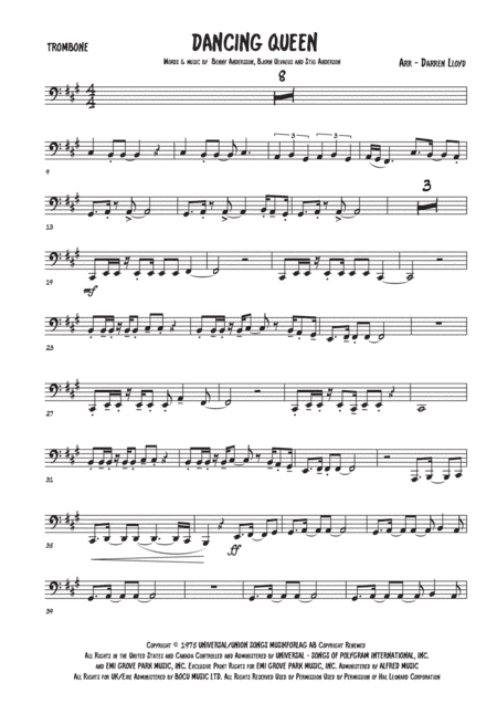 Dancing Queen (arr. Darren Lloyd)