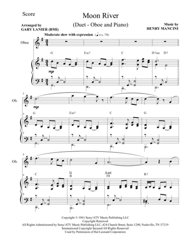 Moon River (arr. Gary Lanier)