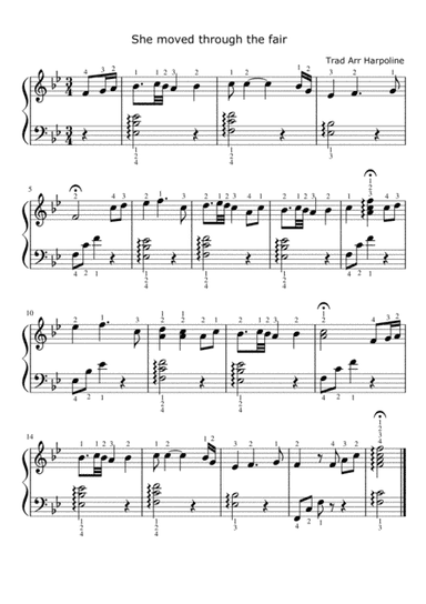 She moved through the fair (arr. Harpoline)