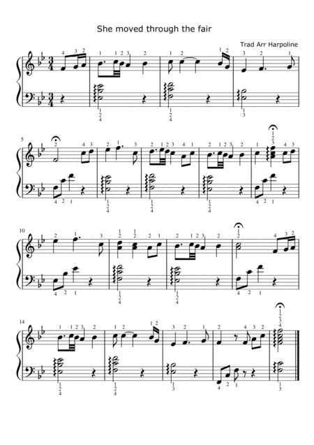 She moved through the fair (arr. Harpoline)