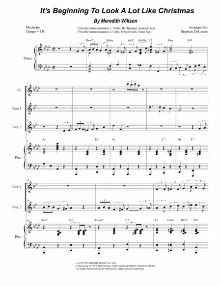 It's Beginning To Look Like Christmas (arr. Stephen DeCesare)