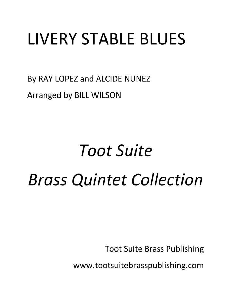 Livery Stable Blues (arr. Bill Wilson)