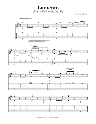 Lamento (arr. Mark Phillips)