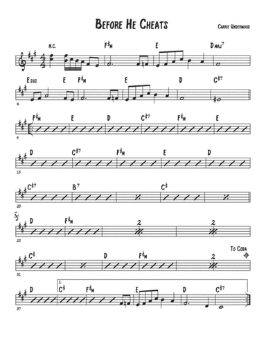 Before He Cheats (arr. David M. Fagnant)