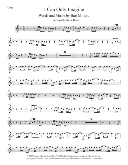 I Can Only Imagine (arr. Kevin Busse)