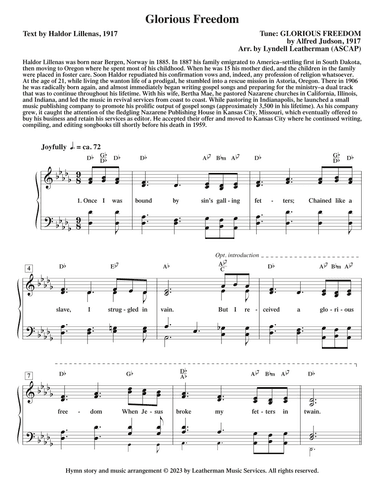 Glorious Freedom (arr. Lyndell Leatherman)