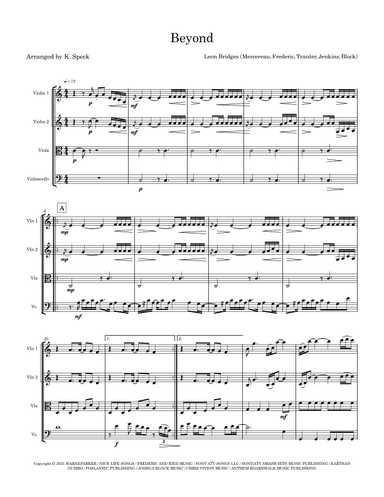 Beyond (arr. K. Speck)