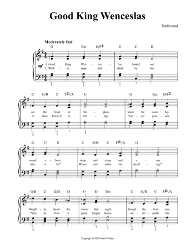 Good King Wenceslas (arr. Mark Phillips)