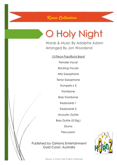 O Holy Night (arr. Jon Woodend)