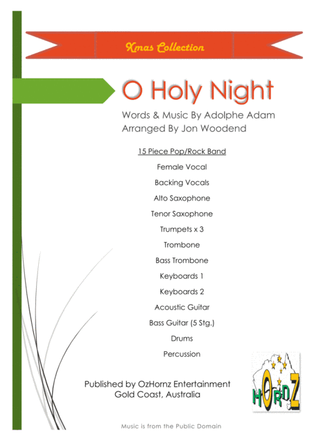 O Holy Night (arr. Jon Woodend)