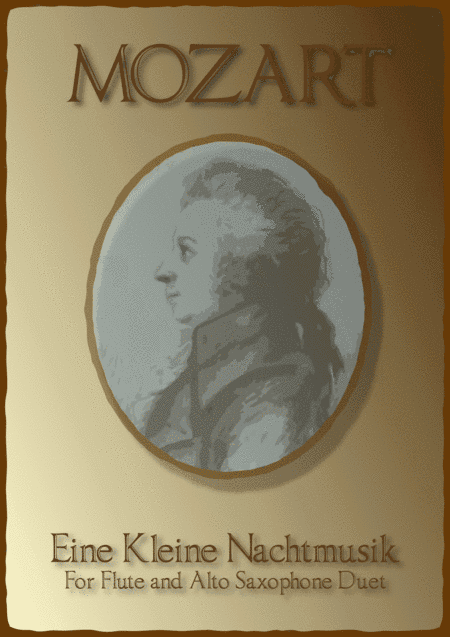 Eine Kleine Nachtmusik, Allegro, by W A Mozart. Flute and Alto Saxophone Duet (arr. David McKeown)