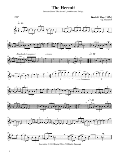 The Hermit - (Opus 1) Solo (Treble Clef)