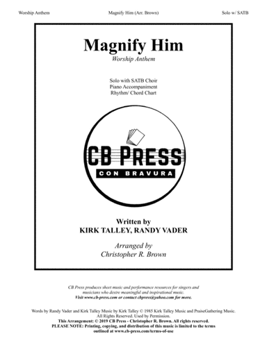 Magnify Him (arr. Christopher R. Brown)