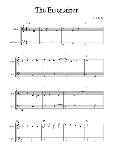 The Entertainer (arr. Jackson Spindler)