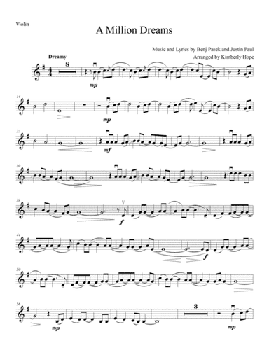 A Million Dreams (arr. Kimberly Hope)