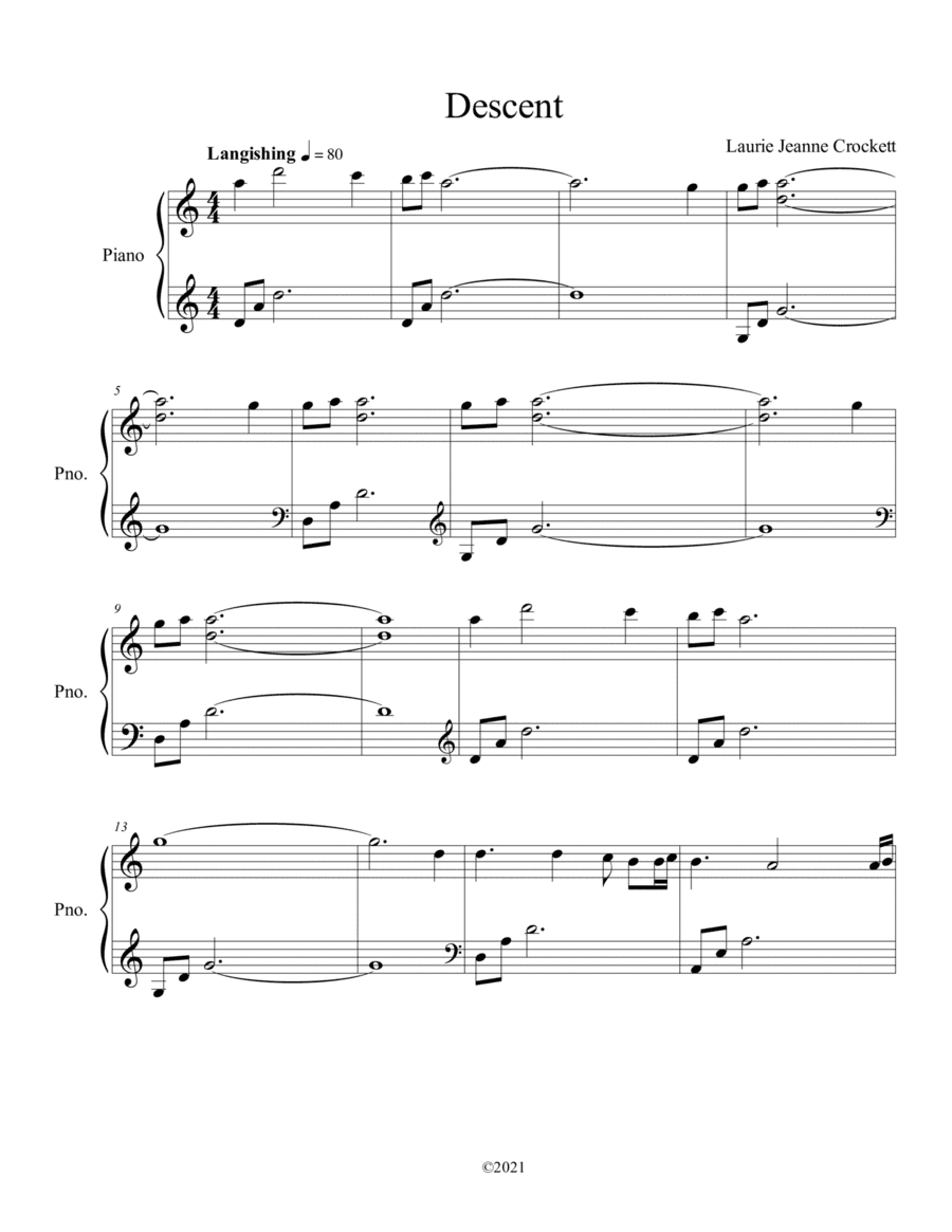 Descent - Ambient Piano