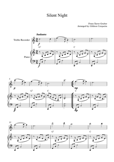 Silent Night (arr. Gildson Cerqueira)
