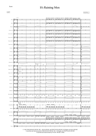 It's Raining Men (arr. Joop Derks)