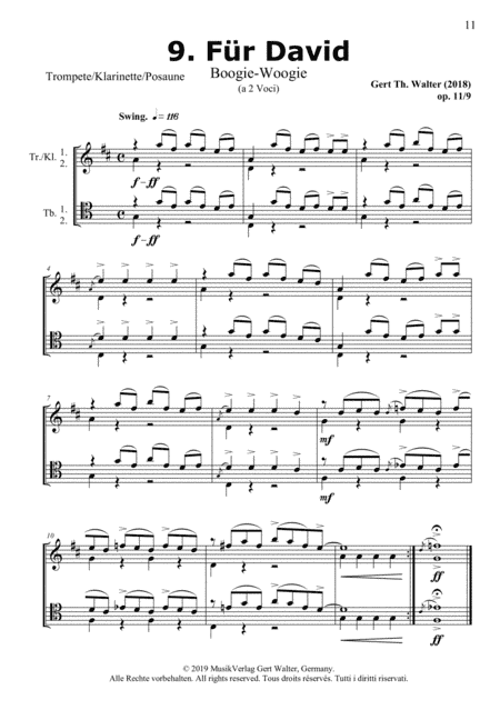 For David (from Brass Pop Romanticists) - Score Only