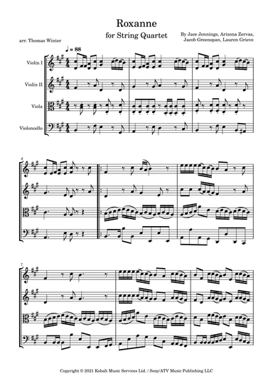 Roxanne (arr. Thomas Winter)