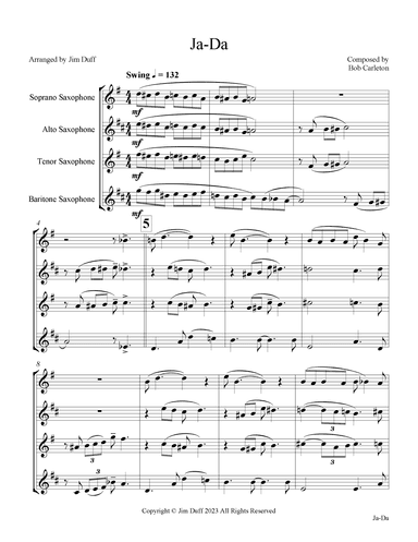 Ja-Da (arr. Jim Duff)
