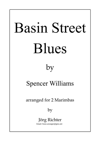 Basin Street Blues (arr. Jörg Richter)