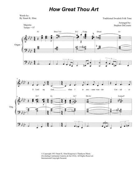 How Great Thou Art (arr. Stephen DeCesare)