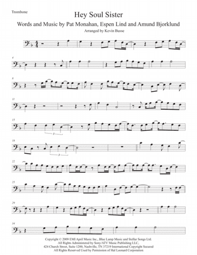Hey, Soul Sister (arr. Kevin Busse)
