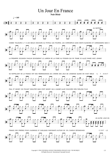 Un Jour En France (arr. Cyril Mayer)