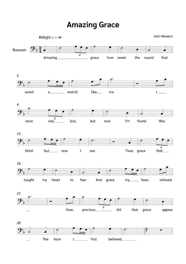 Amazing Grace (arr. Jackson Spindler)