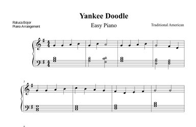 Yankee Doodle (arr. Raluca Bojor)