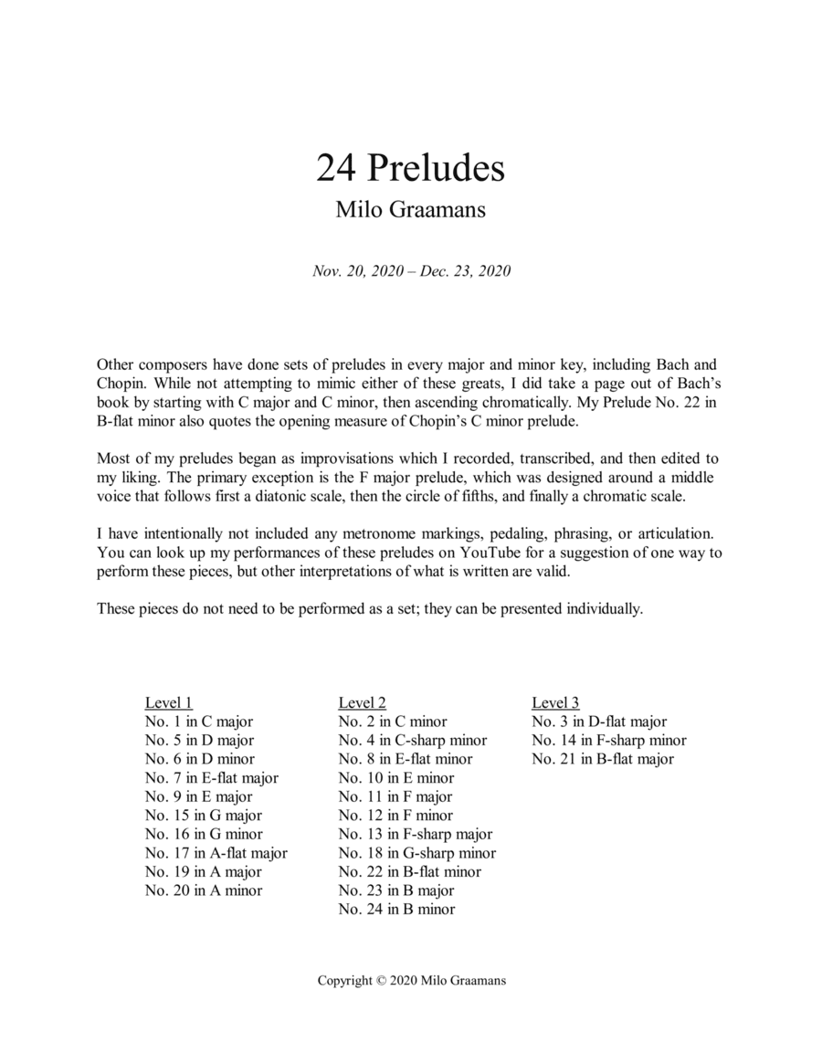 24 Preludes