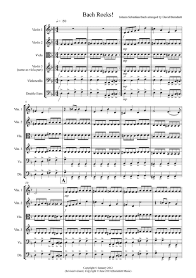 Bach Rocks! for String Orchestra