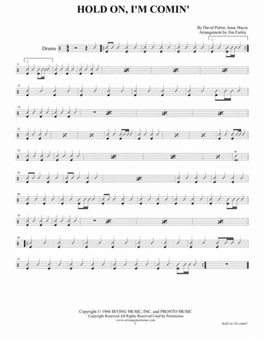 Hold On I'm Comin' (arr. Jim Farley www.arrangementsone.com)