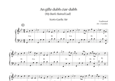 An gille dubh ciar-dubh  (My Dark-Haired Lad) (arr. Julia Gordon)