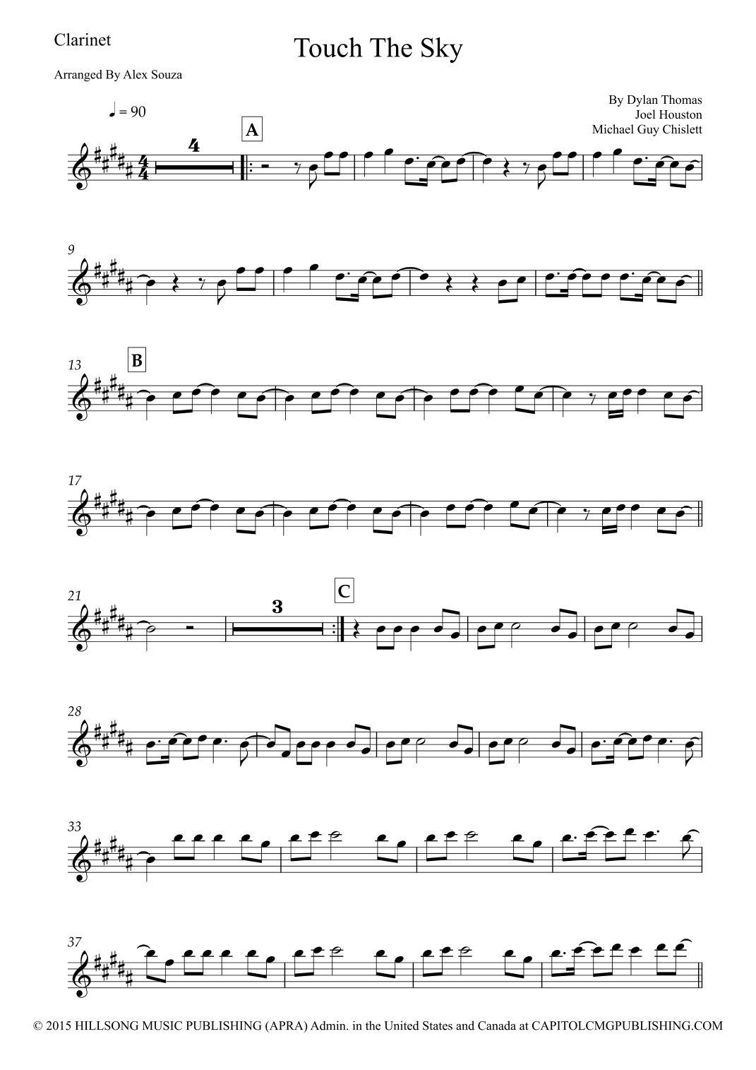 Touch The Sky (arr. Alex Souza)