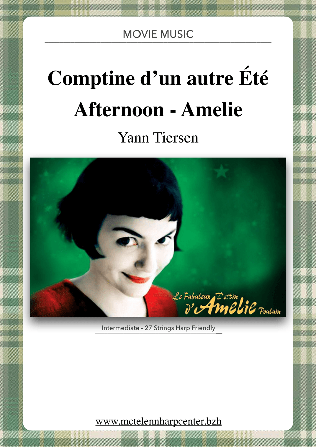 Comptine D'un Autre Ete : L'apres Midi (arr. Eve McTelenn)