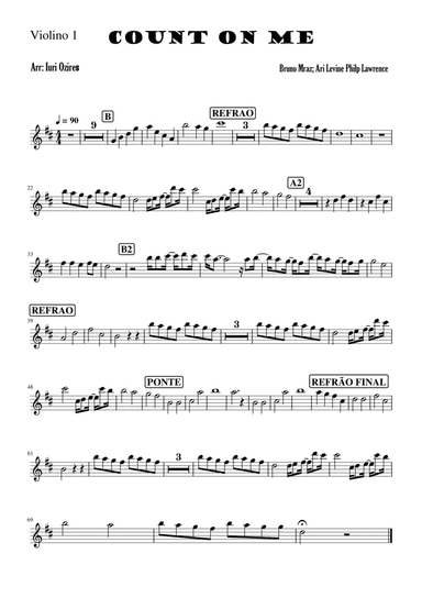 Count On Me (arr. Iuri Ozires)